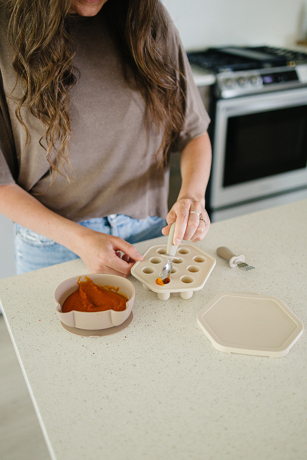 freeze and feed silicone tray 
