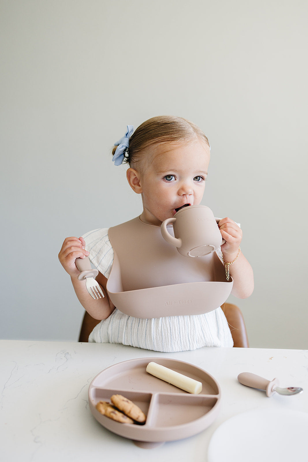 Suction Plate – Divided Silicone Baby Plate with Lid | BPA-Free & Spill-Resistant