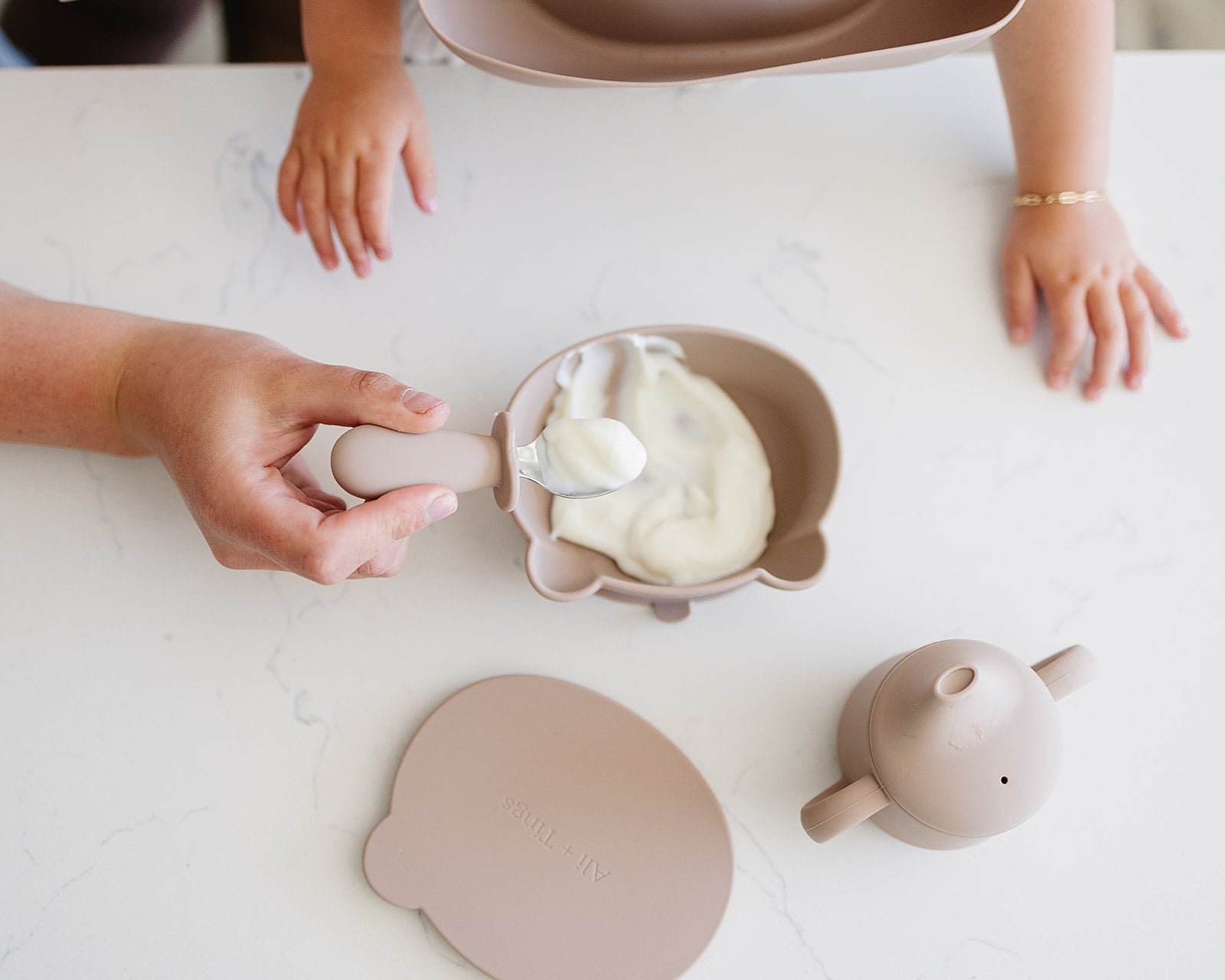 Ali + Tings microwave safe baby bowl