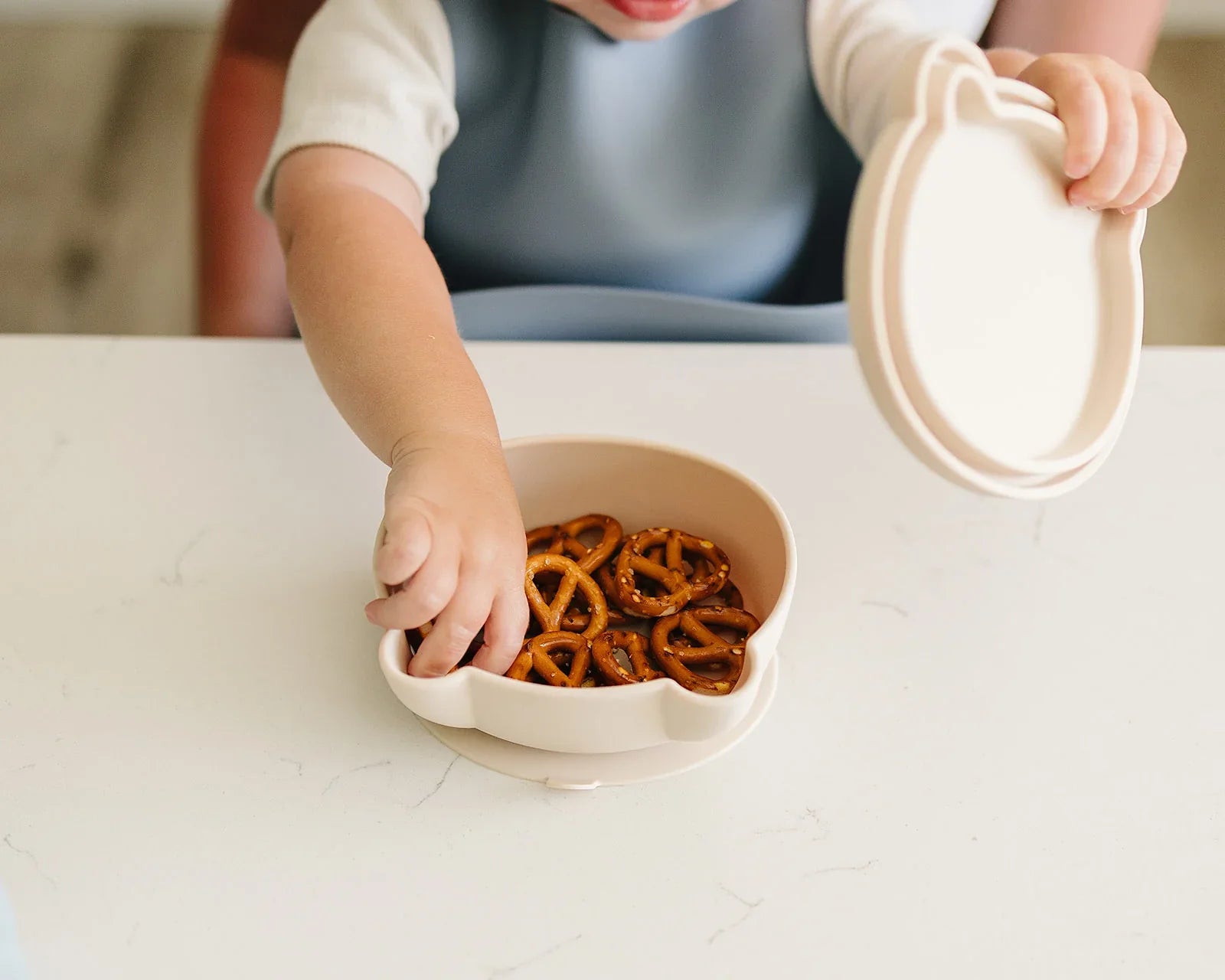 Bear Bowl – Suction Silicone Baby Bowl | Microwave & Dishwasher Safe | BPA-Free - Ali + Tings | Baby Products