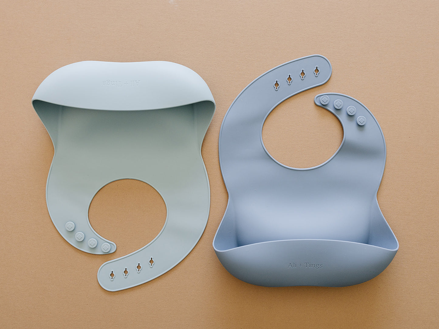 Silicone Baby Bib – Soft, Waterproof Feeding Bib with Catch Pocket | BPA-Free