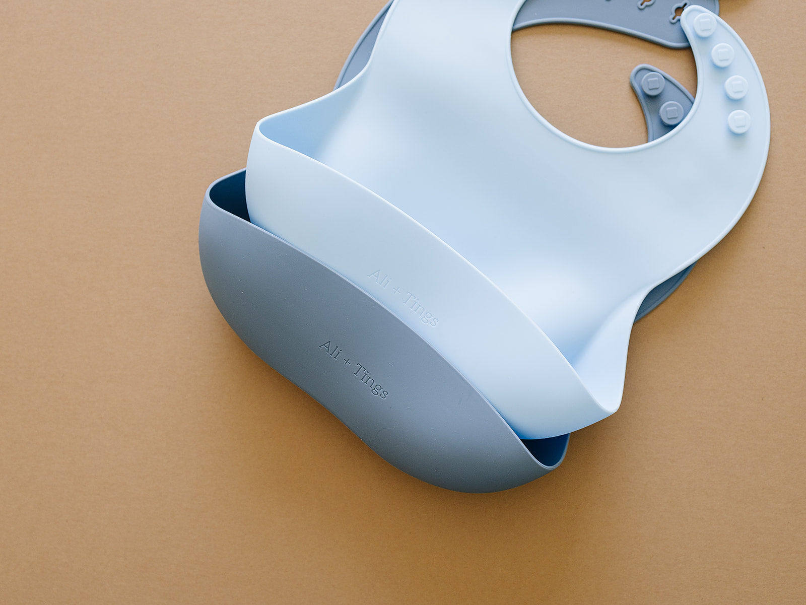 2-pack BPA-free baby bibs with deep front pocket