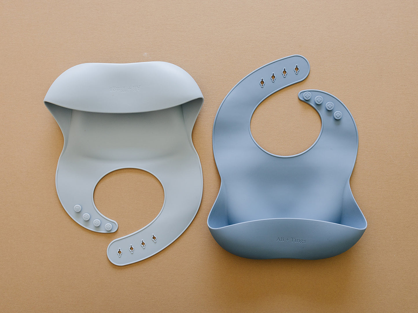 Silicone Baby Bib – Soft, Waterproof Feeding Bib with Catch Pocket | BPA-Free