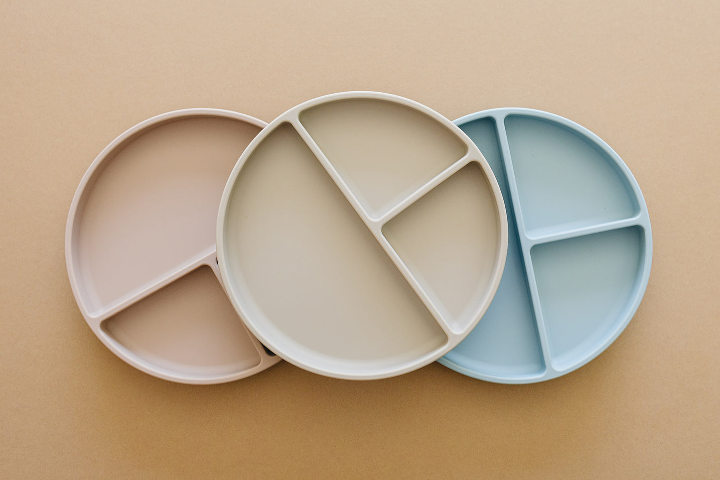 food-grade platinum silicone plate with food compartments