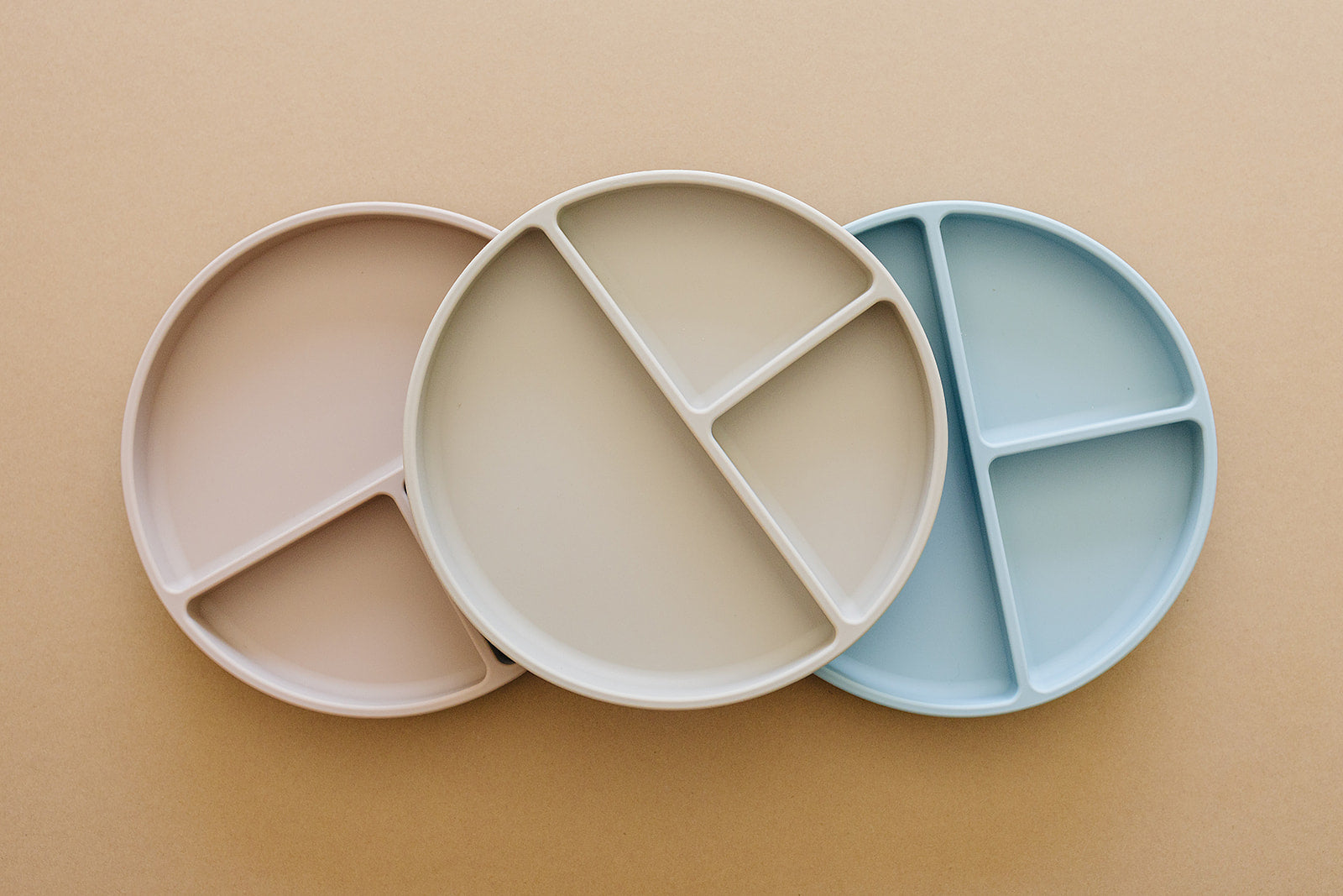 food-grade platinum silicone plate with food compartments