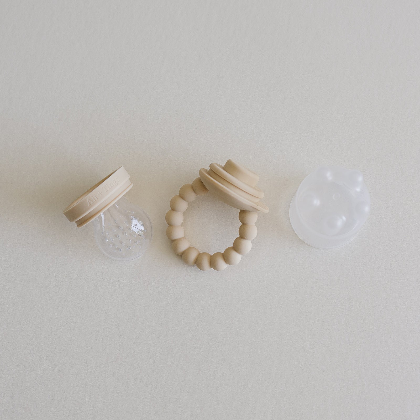 BPA-free baby food feeder with soft nipple