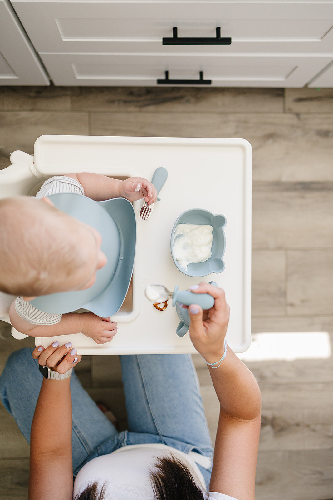 silicone fork and spoon set for babies